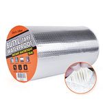 TAPEBEAR Butyl Tape Waterproof Sealing Tape Aluminum Foil Tape, for RV Repair, Window, Silicone, Glass & EDPM Roof Leak Patching, Boat and Pipe Sealing, Silver, 8inch x16feet