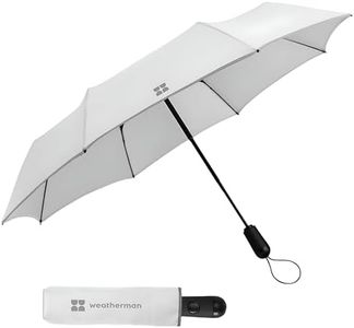 Weatherman Travel Umbrellas for Rain - Compact Umbrella Windproof - Small Mini Umbrella - Portable Pocket Umbrella - Auto Open Close Folding Foldable Car Umbrella - Backpack, Purse Rain Umbrellas,