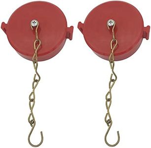 SpringSpray 2-1/2" NH/NST FDC Caps with Chain for Standpipe