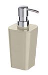 WENKO Candy Soap Dispenser, PS, Taupe, 8.8 x 7.3 x 17.4 cm