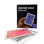 MilesMagic Magician's Moving Hole Matrix Art Gimmick | Highly Visual Classic Trick | Impossible Hollow Poker Card Trick | for Street Magic | for Stage Magic Tricks