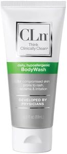 CLn® BodyWash –Non-Drying Body Wash Preserved with Sodium Hypochlorite, For Compromised Skin Prone to Eczema, Dermatitis, Rash & Hidradenitis Suppurativa, Fragrance-Free & Paraben-Free, 3 fl oz