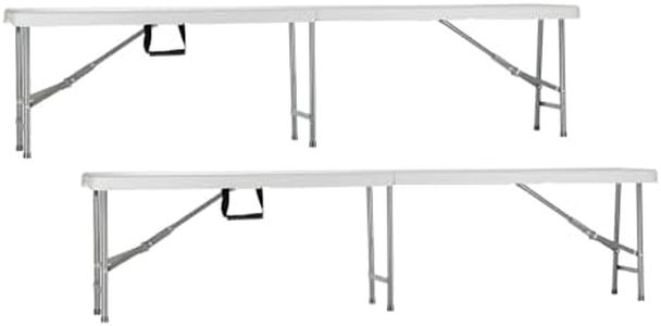 Pack 2 Bancos Plegables Catering 180x30x43cm O91