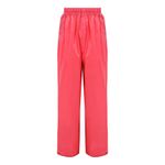 Kids Waterproof Rain Over Trousers Childrens Boys and Girls Rainwear (7-8 Years, Pink)
