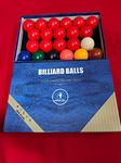 Laxmi Ganesh Billiard Snooker Ball Set Size 52.5 mm (Multicolour)