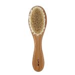 LuvLap Wooden Baby Hair Brush with Natural Bristles for Baby Hair Grooming, Baby Comb Hair for New Born, Perfect Scalp Grooming Hairbrush Comb for Kids, Baby Comb 6-12 Months,Pack of 1