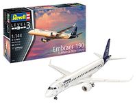 Revell 03883 Embraer 190 "Lufthansa" New Livery 1:144 Scale Unbuilt/Unpainted Plastic Model Kit