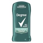 Degree Men Antiperspirant Deodorant Stick for 48h Sweat & Odour Protection Cool Comfort Men's Deodorant 76 g