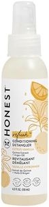 The Honest Company Conditioning Hair Detangler | Leave-in Conditioner + Fortifying Spray | Tear-free, Cruelty-Free, Hypoallergenic | Citrus Vanilla Refresh, 4 fl oz