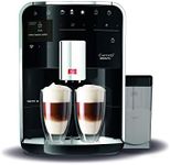 Melitta Barista T SMART F83/0-102, Compact Bean to Cup Coffee Machine, Bluetooth connectivity, Melitta Connect App, Whisper Grinder (Quiet Mark), Black