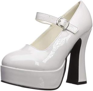 Ellie Shoes Women's 557-EDEN Platform, White, 6 M US