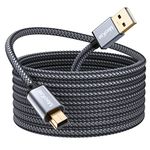 Meokse Mini USB Cable 20FT/6M Portable USB 2.0 Type A to Mini B High Speed Data Charging Cable Compatible with Hero HD, Cell Phones, MP3 Players, Dash Cams, Digital Cameras, Dash Cams