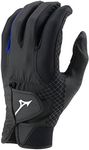 Mizuno 2018 Rain Fit Men's Golf Glove, Pair, Black/Royal, Large