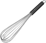 Baker's Secret 14" Stainless Steel Whisk, for Baking Cooking, Balloon Whisk, Kitchen Essentials - Silver