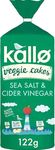 Kallo Salt & Vinegar Veggie Cakes, Lentil & Pea Puffed Crackers Made From Plants, Low Fat Healthy Snacks for Adults & Children, Vegan Friendly, Gluten Free, Single Pack – 1 x 122g