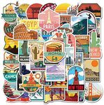 Travel Map Stickers for Laptop(50 P