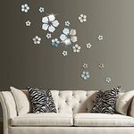 18pcs Acrylic Mirror Wall Sticker D