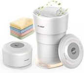 PLOSIF Foldable Towel Warmer for Bathroom, 21L Large Capacity Hot Towel Warmer - Fits 2 Oversized Towels, Blankets, Bathrobes, Spa-Like Towel Heater with 4 Timers, Auto Shut Off and Ambient Lighting