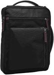 Fossil Men's Buckner Fabric Small Convertible Travel Backpack and Briefcase Messenger Bag, Black , (Model: MBG9475001)