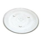 Invero Strong Durable Universal Microwave Turntable Glass Plate with 6 Fixers (270mm)