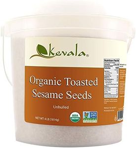 Kevala Organic Toasted Sesame Seeds, Unhulled, 4 lb