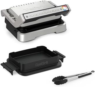 Tefal Optigrill 4 en 1, Grill intelligent, fonctions bbq, Four et repas complet, 9 programmes, Mode manuel, Ouverture 180°, 4 personnes, GC776D10