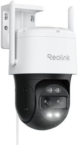 Reolink 4K PTZ Security Camera Outdoor Dual Lens 8MP, 2.4/5 GHz WiFi 6 Professional CCTV IP Camera Plug-In, Human/Vehicle/Animal Tracking, 6X Hybrid Zoom, Color Night Vision,Waterproof, TrackMix WiFi