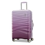 AMERICAN TOURISTER Cascade Hardside Expandable Luggage with Spinner Wheels, Purple Haze, 20-Inch Spinner, Cascade Hardside Expandable Luggage with Spinner Wheels
