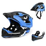 Lixada Kids Bike Helmet,Adjustable Detachable Full Face Helmet for Cycling Helmet for 3-15 Years Children Bicycle, Skateboard, Scooter, Rollerblading,Protective Gear (20.5-22 Inches)