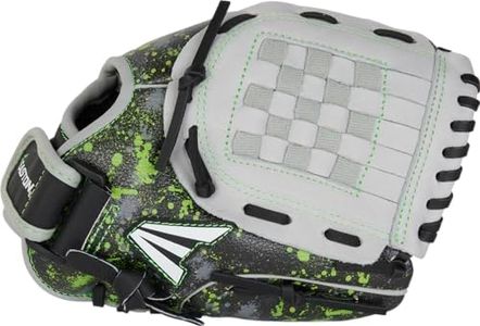 Easton | HAVOC Baseball Glove | Right Hand Throw | 10" - Basket Web | Black/Optic Green