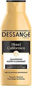 DESSANGE - Shampoing Nutri-Illuminant Blond Californien - Formule Enrichie En Miel De Manuka - Nourrit, Illumine & Protège - Pour Cheveux Blonds, Colorés Ou Décolorés - 250 ml