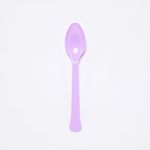 Amscan 9915409-212 - Pastel Lilac Eco-Friendly Re-usable Dishwasher Safe Plastic Party Spoons - 24 Pack