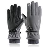 FabSeasons Unisex Warm Winter Gloves, Water Resistant, Mobile Touchscreen enabled, windproof for hiking, driving, running & outdoors