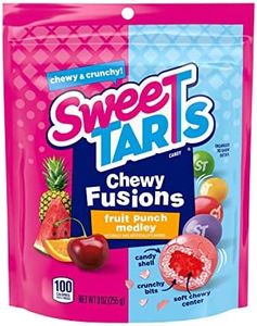 SweeTARTS Chewy Fusions Candy, Fruit Punch Medley, Sweet and Tart, 9 Ounce