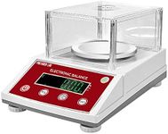 American Fristaden Lab Analytical Balance 1000g x 0.01g | Weighs Grams, Ounces, Pounds and Carats | 0.01g Precision Electronic Scientific Scale for Laboratory, Jewelry, Businesses | 1YR Warranty