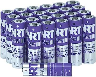 NRT AA Batteries, 8 Pack Ultimate Double A Batteries, 1.5V 3000mAh Longer Lasting AA Lithium Batteries for Blink Camera, Toys, Non-Rechargeable (AA-24 PACK)
