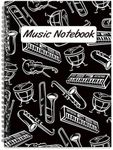 BestSounds Manuscript Paper, Blank Staff Paper Sheet Music Composition Notebook Piano Accessories Gifts, 50 Pages 10 Staves (#F)