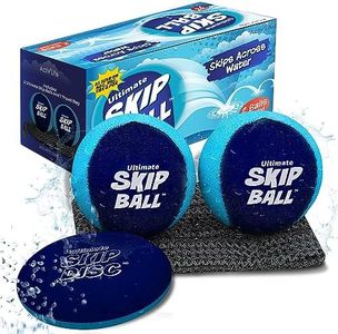 Ultimate Skip Ball - Fun Swimming Pool Toys for Kids Ages 8-12 Pool Balls Lake Toys Adults Family Kids Teens Beach Toys Cool Ball Pool Stuff Pool Games Beach Games Water Toys Lake Games Gear Vacation