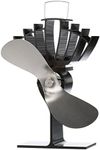 Ecofan UltrAir Mid-Size Heat Powered Wood Stove Fan, Made in Canada, Aluminium, Medium