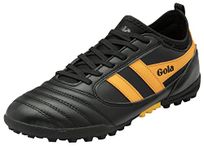 Gola Ceptor Turf Football Men, Black/Sun, 9 UK