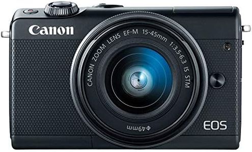 Canon EOS M100 Mirrorless Camera w/ 15-45mm Lens - Wi-Fi, Bluetooth, and NFC enabled (Black) (2209C011)
