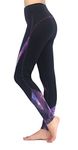 Neonysweets Women's Workout Leggings Active Tights Running Yoga Pants Black M