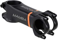 SATORI Mamba Bike Bicycle Stem - 7 Degree Professional Level 3D Forged Alloy Road Mountain Bike Lightweight Handlebar Stem 31.8mm Clamp - Compatible with 1-1/8 Fork Steerer Tube - Stem Length: 80 mm