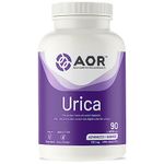 AOR - Urica 530mg, 90 Capsules - Uric Acid Cleanse for Gout Pain Relief - Combination of White Mulberry, Trans Resveratrol and Grape Seed Extract - Uric Acid Flush for Gout Supplement