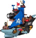 Fisher-Price Imaginext Shark Bite Pirate Ship Playset & Toy Boat