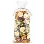 ANDALUCA Natural Vase & Bowl Fillers | Dried Orange, Apple & Citrus Slices| Home Decor (Fruit Slices)