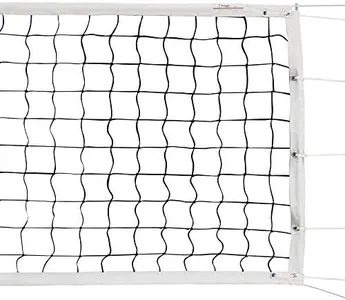 Champion Sports Official Volleyball Net Set, Olympic-Sized 32 x 3 ⅛ feet, 3mm Nylon Netting, for Tournament Play - Durable, Professional Volleyball Nets - Premium Volleyball Training Equipment