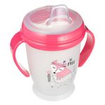 LOVI My Sippy Cup Junior, 12 Months+, Spill-Free, Easy to Clean, 250ml, Indian Summer Collection, Pink