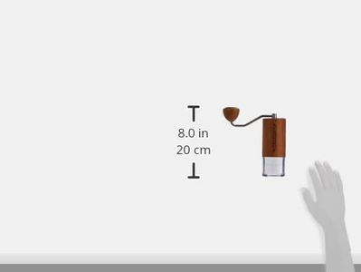 Comandante Coffee Grinder – Stainless Steel, American Cherry Wood