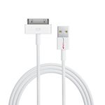 TECHGEAR EXTRA LONG 3 Meter / 10 Feet USB Data Sync & Charging Cable Lead Compatible for Apple iPad, iPad 2 & iPad 3 (White)